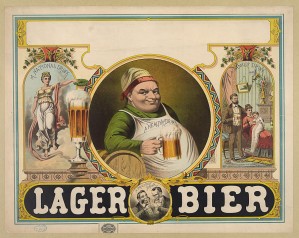 Lager Bier Vintage Poster